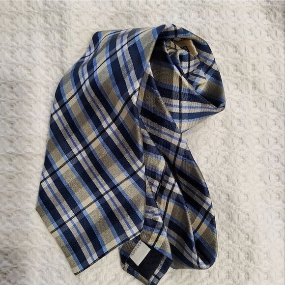 Burma Bibas Plaid Narrow Tie - Picture 1 of 7